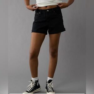 NWT - AE 4”Black Denim Women's Shorts